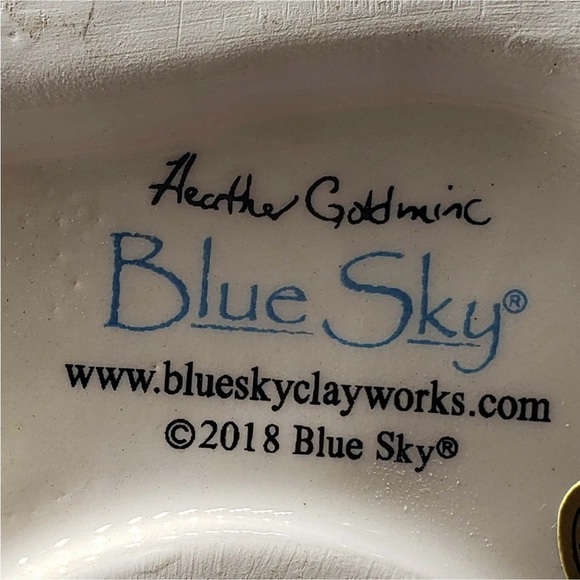 Blue Sky Clayworks Halloween Pumpkin Pie Cottage - Picture 4 of 4